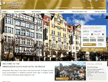 Tablet Screenshot of ambassador.cz